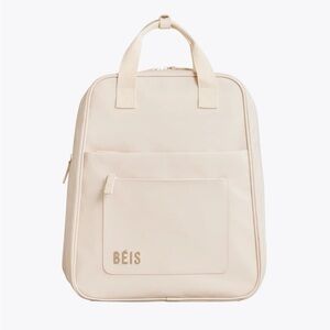 BEIS Expandable Backpack in Beige